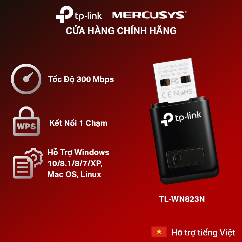TP-Link TL-WN823N 300Mbps N USB Wifi Adapter