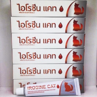 IROSINE CAT เจลอาหารเสริมบำรุงเลือดสำหรับแมว 6 หลอด(ขนาดบรรจุหลอดละ30กรัม)