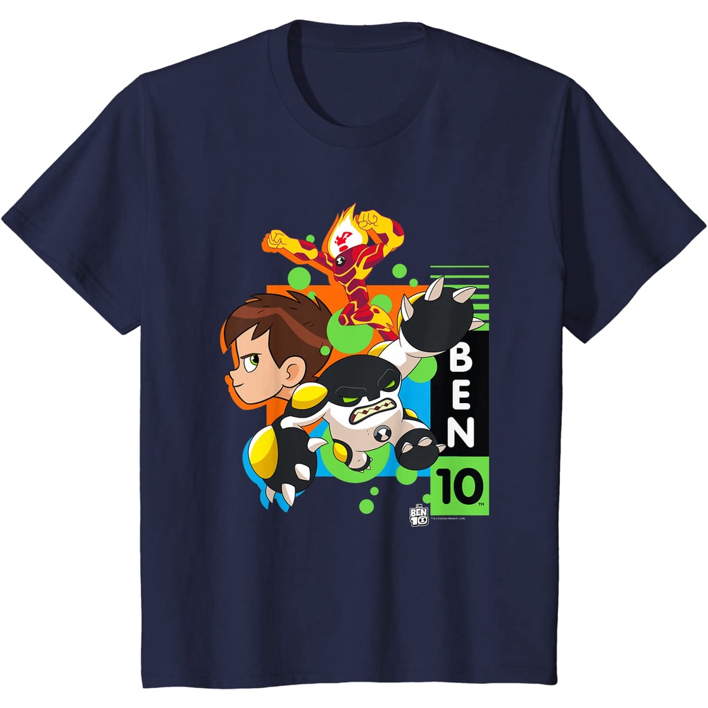 เสื้อยืดผ้าฝ้ายพรีเมี่ยม เสื้อยืด ลาย Ben 10 The Vibe