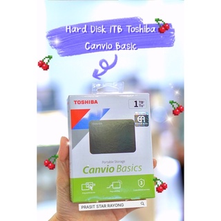 𓊆 ส่งไวทันใจ พร้อมส่งจ้า💖😋 𓊇Hard Disk 1TB Toshiba Canvio Basic