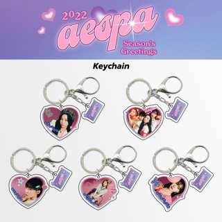 Aespa 2022 Seasons Greetings Keychain Acrylic Bag Pendant