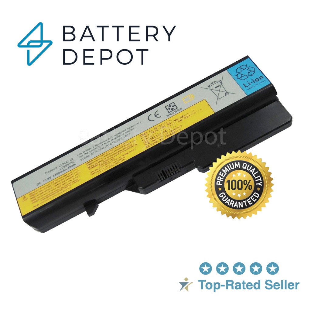 Lenovo แบตเตอรี่ สำหรับ IdeaPad G460 G465 G470 G560 G565 G56 G570 G770 B570 V360 Z460 Z560) L10C6Y02