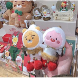 💜พร้อมส่ง💜Kakao Friends พวงกุญแจตุ๊กตา Ryan Christmas Collection 🎄