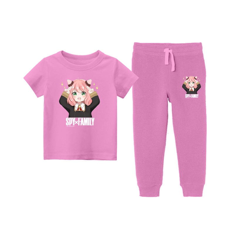 ANYA FORGER SPY X FAMILY KIDS SUIT - เสื้อยืดเด็ก & JOGGER