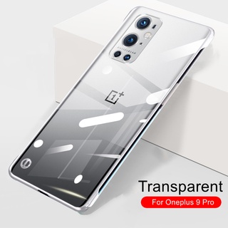 เคสพลาสติกแข็ง แบบใส บางพิเศษ สําหรับ Oneplus 9 Pro One plus 9 Pro Nord 8T 8 9R