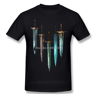 ถูกสุดๆพร้อมส่ง เสื้อยืดแขนสั้น พิมพ์ลาย Moonlight Sword หลากสีสัน แฟชั่นสําหรับผู้ชาย