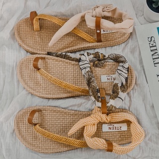 [2TEENทูทีน] Handmade Sandals รองเท้าแตะแฮนด์เมด