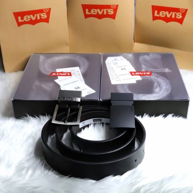 Set ได้ 2 ชิ้น เข็มขัดลีวาย levi's ของแท้ 💯 outlet มี 2 หัว พร้อมส่ง