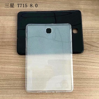 เคสโทรศัพท์มือถือแบบนิ่ม TPU ใส ผิวด้าน เรียบง่าย สําหรับ Samsung Galaxy Tab S2 8.0 (2015) SM-T715 SM-T710 SM-T719N SM-T719 SM-T715Y SM-T719Y SM-T713