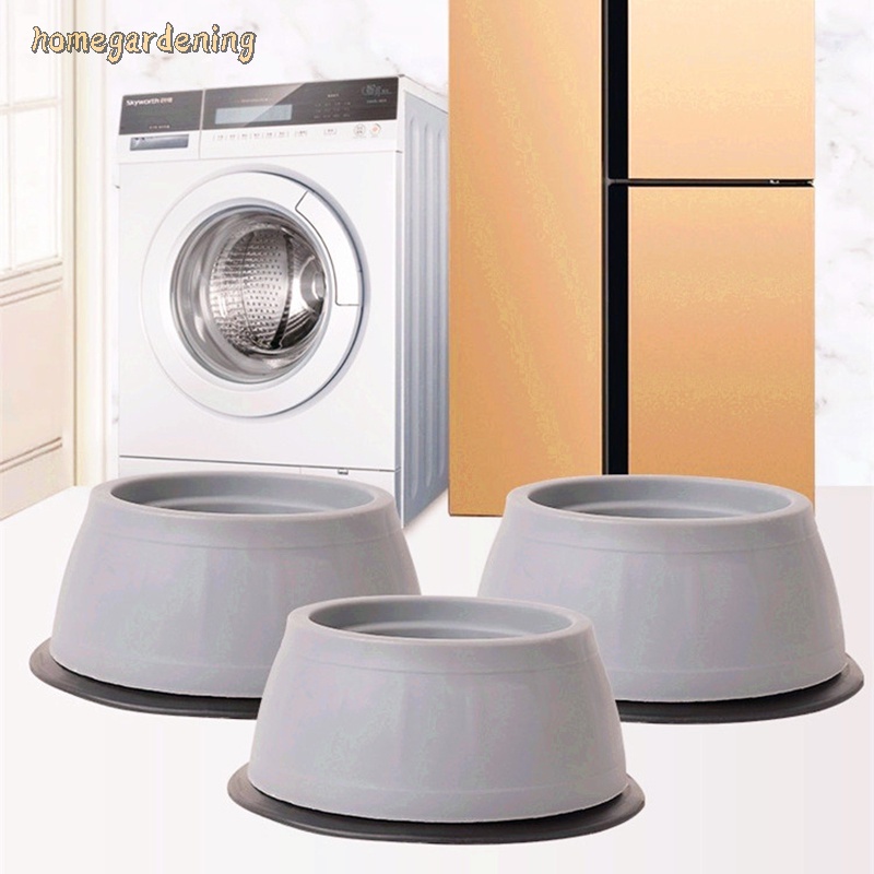4PCS Anti Slip Washing Machine Feet Mats Refrigerator Dryer Vibration Washer Pad