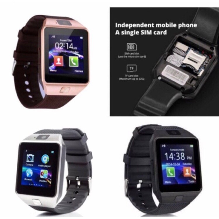 DKK POWER นาฬิกา Smart Watch รุ่น DZ09 Watch SIM Bluetooth