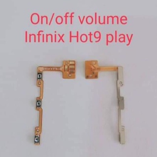 แพร์สวิทปิดเปิดเพิ่มเสียงลดเสียง on-off Volume.lnfinix Hot9play