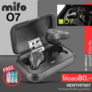 [ใส่โค้ดรับ10coins] Mifo O7 ของแท้ หูฟังTrue Wireless รองรับบลูทูธ5.0 ไดร์เวอร์ Dual Balanced กันเหงื่อ ละอองน้ำ IPX7