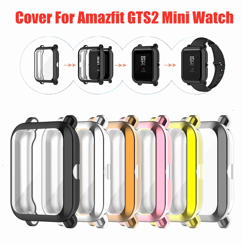 เคสป้องกันหน้าจอ  TPU นิ่ม แบบเต็ม สำหรับ Huami Amazfit GTS 2 Mini
