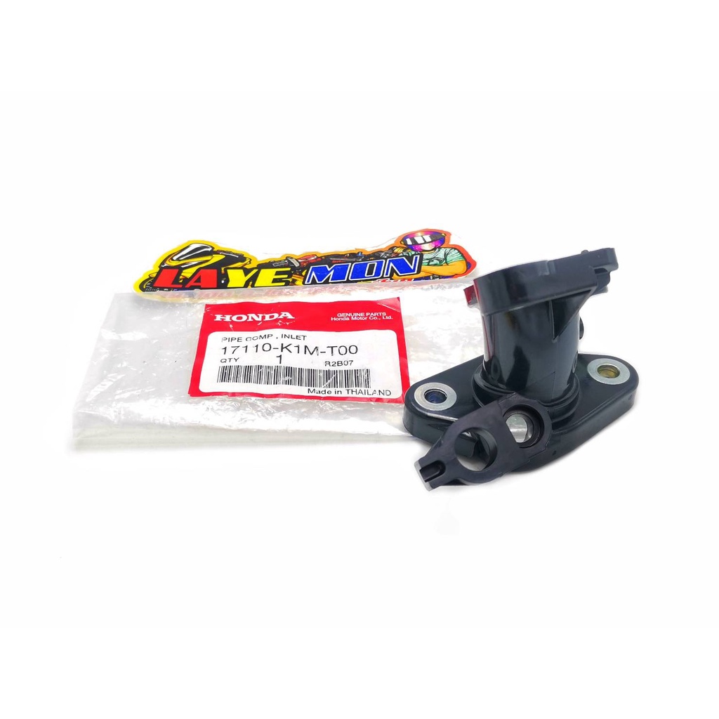 ท่อไอดี คอเรือนเร่งแท้ศูนย์​ Honda​ wave-110i​ LED​ ปี2021​ และ super​ cub​ ปี2021 รหัส 17110-K1M-T0