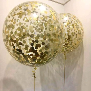 1Pcs random Balloon Gold Confetti Balloon Latex Helium For Birthday Wedding Dance Party Decor Round