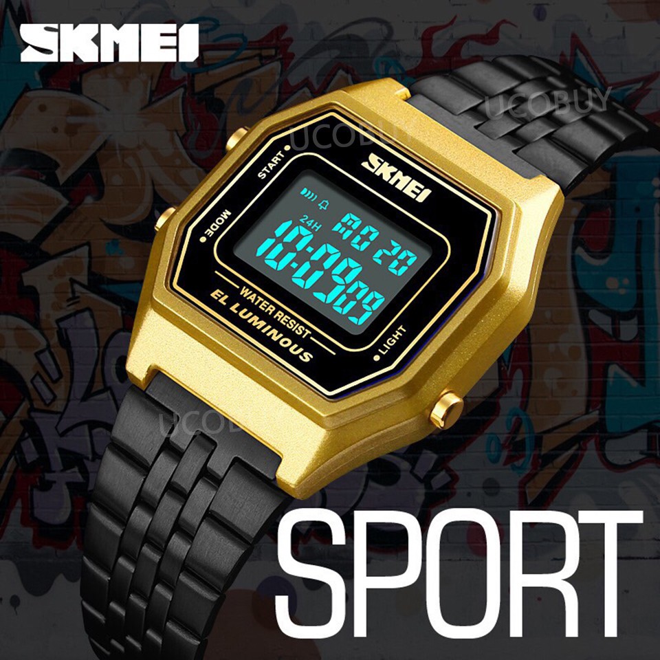 🔥สินค้าขายดี🔥 นาฬิกาข้อมือผู้ชายและผู้หญิง นาฬิกา SKMEI รุ่น SKmei10 ของแท้ 💯%  ราคาถูก พร้อมส่ง!!!