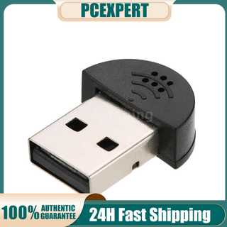 PCER◆USB 2.0 Mini Microphone Mic Audio Adapter Driver Free for Laptop Desktop PC - Skype / MSN / VOIP / Voice Recognitio