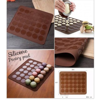 Silicone Pastry pas แผ่นซิลิโคนทำขนมมาการอง 30 ช่อง ใช้งานง่ายแบบมืออาชีพ