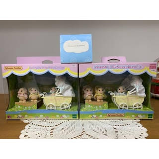 Sylvanian Families Darling Duckling Baby Carriage-รถเข็นเด็ก ลูกเป็ด เป็ด duck (มือ1-Brand new)