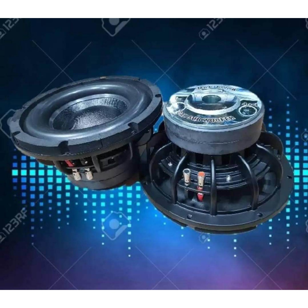 LXJ ดอกลำโพงรถยนต์ซัฟวูฟเฟอร์ 10 นิ้ว วอยซ์คู่ (4+4 ohm)1000w car subwoofer วัตต์