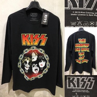 เสื้อยืดแขนยาววง KISS You want the best