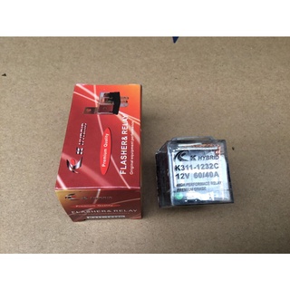 Relay 2 หน้า รีเลย์ 2 หน้า ยี่ห้อ K-Hybrid สำหรับรถยนต์ ขนาด 12V