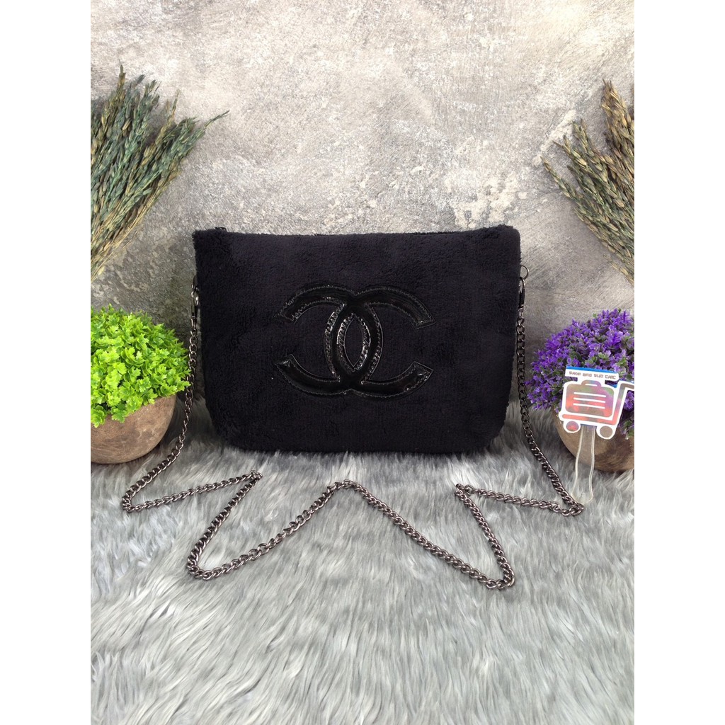 Chanel Wool Crossbody Bag