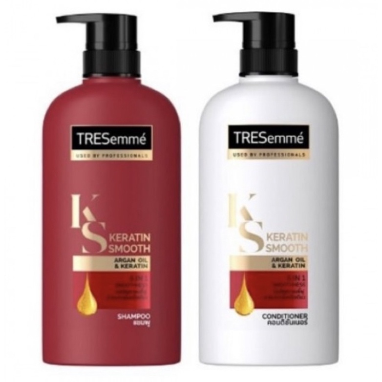 Tresemme KERATIN SMOOTH Shampoo / Conditioner 450ML นําเข ้ าจากประเทศไทย