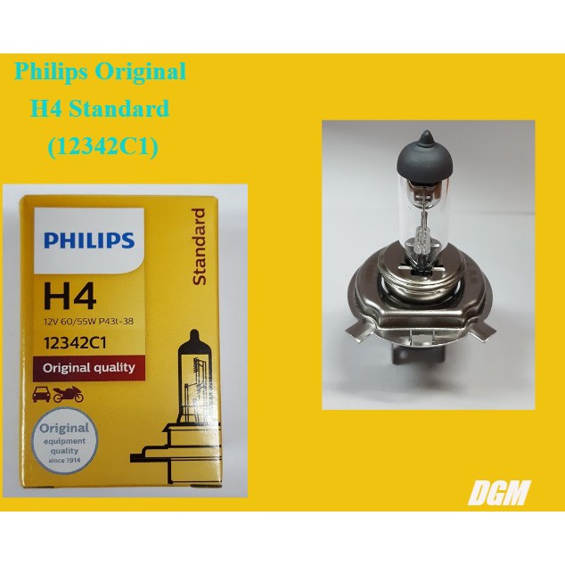Philips H4 Standard (12342C1) 1PC