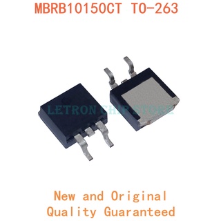 ชิปเซ็ต ไอซี MBRB10150CT TO-263 10150CT TO263 B10150G D2PAK 10A 150V SMD Schottky Diode ใหม่ ของแท้ 10 ชิ้น