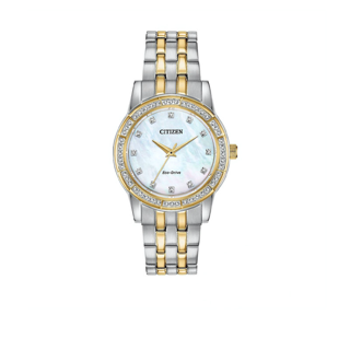 CITIZEN Eco-Drive EM0774-51D / EM0773-54D / EM0770-52Y Mother of Pearl Lady Watch (นาฬิกาผู้หญิงพลังงานแสง)