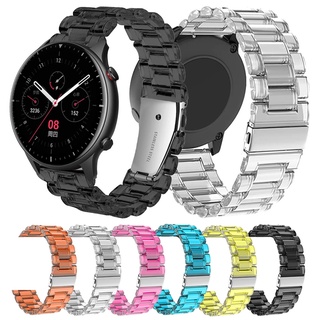 สายนาฬิกาข้อมือซิลิโคน แบบใส สําหรับ Xiaomi Huami Amazfit GTR 4 / 3 Pro / GTR 2 / Pace / GTR 47mm 42mm / GTR 2e/ Stratos