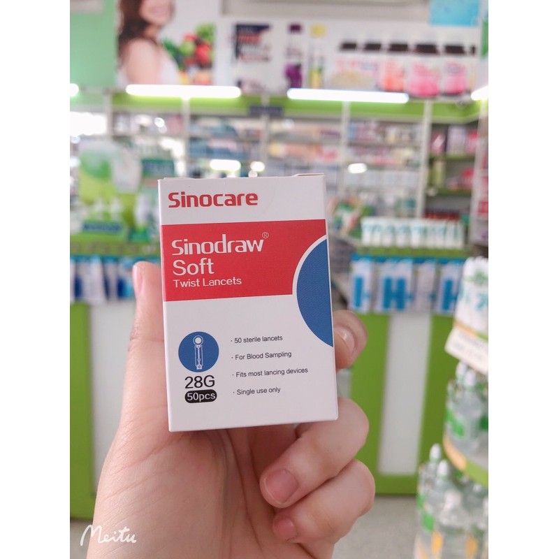 เข็มเจาะเลือด Sinocare 50 ชิ้น