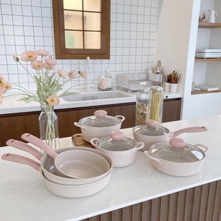 [Sherbet]Cookware Induction Set (7ชิ้น)