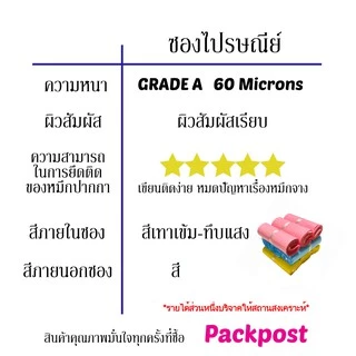 ซองไปรษณีย์พลาสติก สี ไม่จ่าหน้า ซองพาสเทล ถุงไปรษณีย์ ถุงไปรษณีย์พลาสติก ซองไปรษณีย์