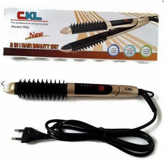 CKL เครื่องหนีบผม เครื่องม้วนผม(สีขาว) รุ่น CKL