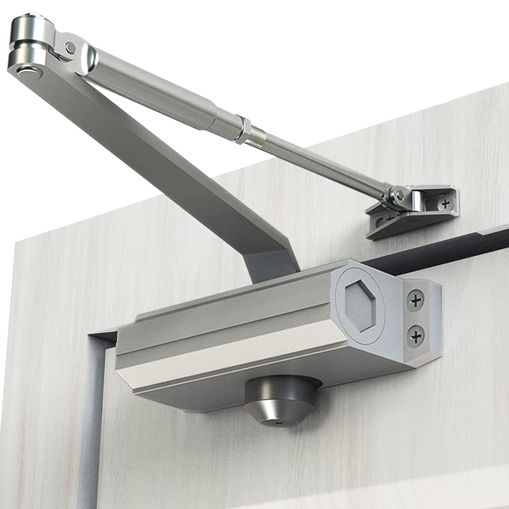 🔥พร้อมส่ง🔥โช๊คประตู เปิดปิดอัตโนมัติ โช๊คอัพประตู door closer PW Stainless Steel - รูปที่ 2