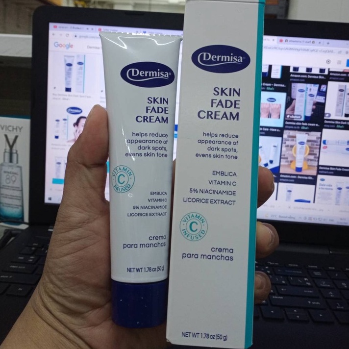 Dermisa skin fade cream ขนาด 50 g. ครีมลดฝ้า กระ ลดจุดด่างดำ ลดรอยสิว ...