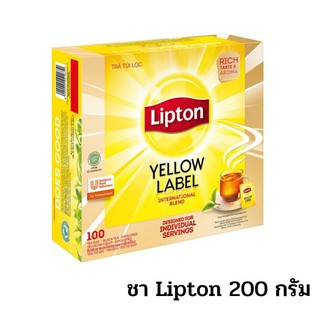 Lipton​ Yellow Label ชาลิปตัน​ 100​ ซอง​ (200กรัม)