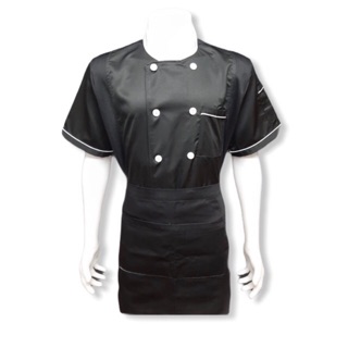 Chef Shirt Short Sleeve &amp; Apron Half