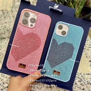 New Colors เคสเพชรหัวใจ iPhone13 i13pro i13pro max i12/12pro i12pro max