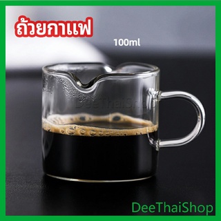 DeeThai แก้วสไตล์ญี่ปุ่น ทนความร้อน ถ้วยแก้ว coffee cup