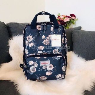 Cath Kidston Backpack Bag กระเป๋าเป้สไตล์วินเทจวัสดุ Canvas เคลือบ PVC กันน้ำสามารถเช็ดทำความสะอาดได้ง่าย