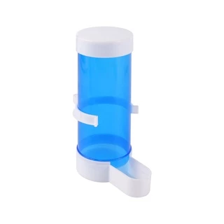 สัตว์เลี้ยงนกเครื่องดื่มอัตโนมัติ Feeder Blue Bird Feeder Bird Cage Parrot Feeding เครื่องมืออัตโนมัติ Feeder ชามและเครื่องดื่ม