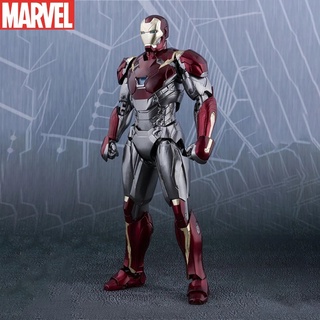 Shf โมเดลฟิกเกอร์ Iron Man MK46 MK47 Marvel Avengers ของเล่นสะสม สําหรับเด็ก