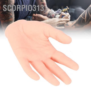 Scorpio313 Tattoo Practice Hand Silicone Soft Fake for Artists Beginners (Left Hand)