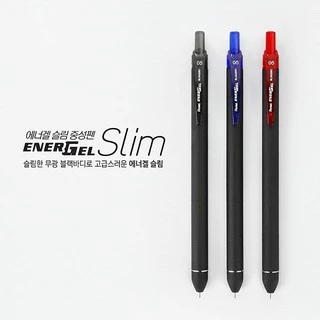 ปากกาเพนเทล pentel click 0.5 มม.หมึกน้ำเงิน ดำ แดง รุ่น BLN435R1 เปลี่ยนไส้ energel ได้ (gel pen)