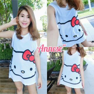 เสื้อแขนกุด Hello kitty