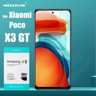 NILLKIN ฟิล์มกระจกนิรภัย Xiaomi Poco X3 GT X3GT รุ่น Amazing 9H / H+ Pro (ไม่เต็มจอ)